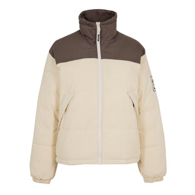 Timberland Womens/Ladies Welch Mountain Puffer Jacket (Angora/Chocolate Chip)
