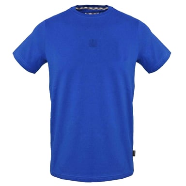 Aquascutum Mens Logo Cotton T-Shirt (Sky)