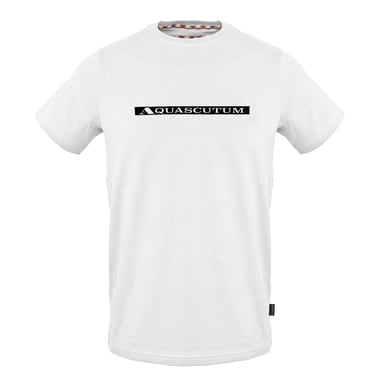 Aquascutum Mens Box Logo T-Shirt (White)