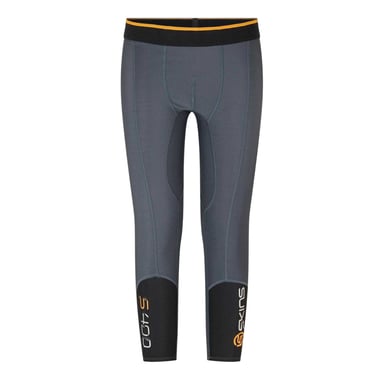 Skins Mens Fitted 3/4 Leggings (Black)