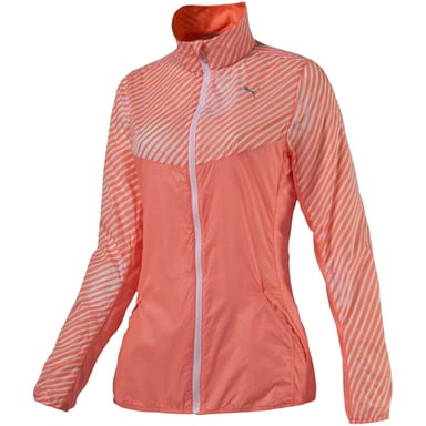 Puma Womens/Ladies Graphic Woven Jacket (Orange)