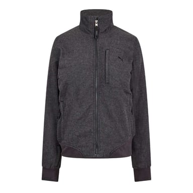 Puma Womens/Ladies Textured Bomber Jacket (Black)