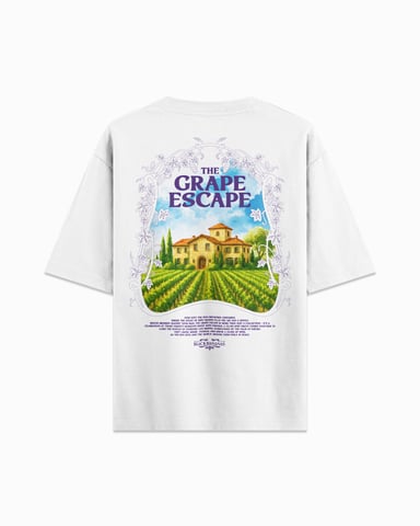 Black Bananas Grape Escape Tee, White