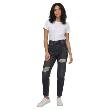 Levis Womens/Ladies High Waist Mom Jeans (Wheres My Lunch)