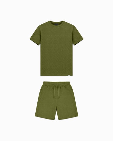 Black Bananas Knitted Twinset, Green