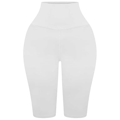 Honeyz Womens/Ladies Slim Cycling Shorts (White)