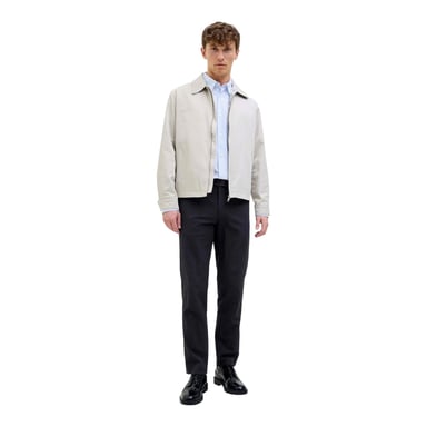 Jack And Jones Mens Seersucker Straight Leg Cargo Trousers (Night Sky)