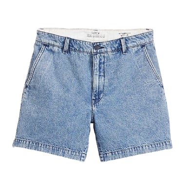 Levis Womens/Ladies Wellthread Mom Shorts (Blue)