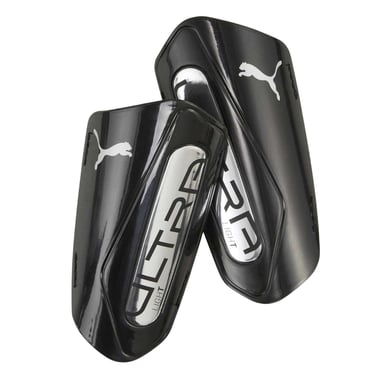 Puma Unisex Adult Ultra Light Shin Guards (Black/Silver)
