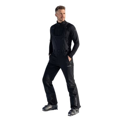 Head Mens Countdown Skiing Salopettes (Black)