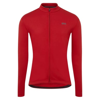 dhb Mens Thermal Long-Sleeved Cycling Jersey (Jester Red)