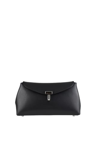 Toteme Mini T-lock clutch Grey