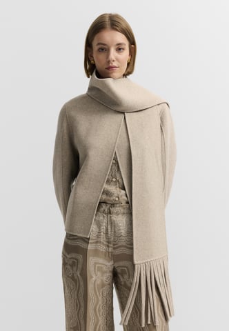 Bugatti Damen Blazer Doubleface Wollmix Schal
