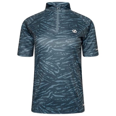 Dare 2B Womens/Ladies Persist All-Over Print Cycling Jersey (Orion/Grey/Orange Tiger)