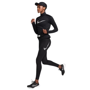 Nike Womens/Ladies Fast Dri-FIT Leggings (Black/White)