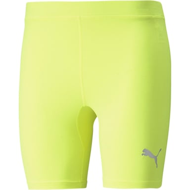Men's Puma Short Tights in Yellow Alert