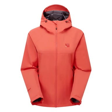 Dames Lichtgewicht Waterdichte Hooded Wandelen Regen met Rits Shell Jacket Jas