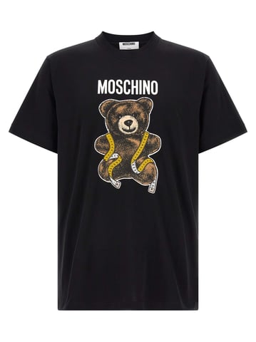 Moschino Black Cotton T-Shirt