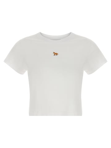 Maison Kitsuné White Cotton T-Shirt