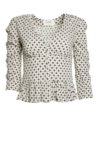 Ba&sh, Carlo top in black and ecru