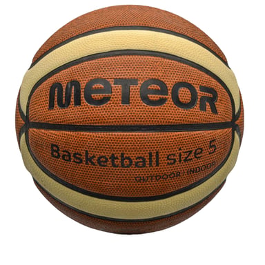 Meteor Childrens/Kids Cellular Basketball (Brown/Cream)