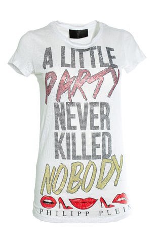 Philipp Plein, Tshirt with rhinestones