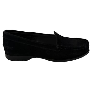 The Row Ruth Loafers i Svart Mocka