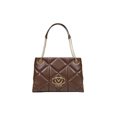 Love Moschino Brown Polyethylene Handbag