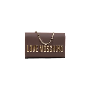 Love Moschino Brown Polyethylene Handbag