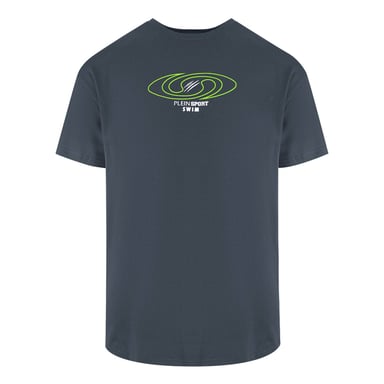 Korte Mouwen T-shirt in Steenkool