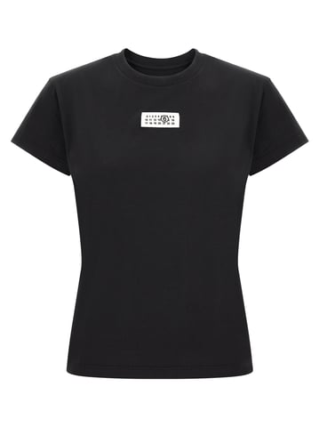 MM6 Maison Margiela Black Cotton T-Shirt