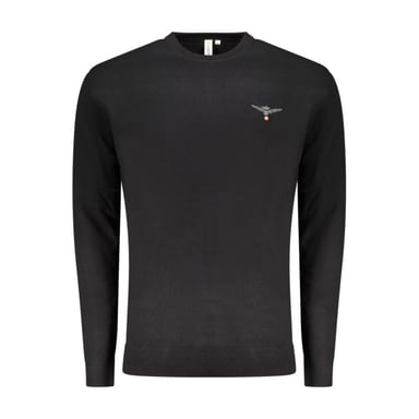 Accademia Militare Black Cotton Men's Sweater