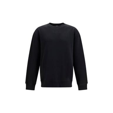Balmain Black Cotton Sweatshirt