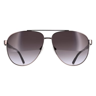 Calvin Klein CK21132S 009 zonnebril met kleurverloop in donker gunmetal en bruin