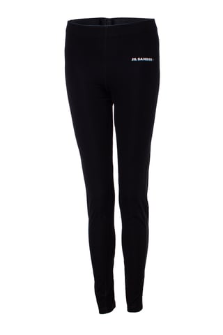 Jil Sander Logo leggings in black