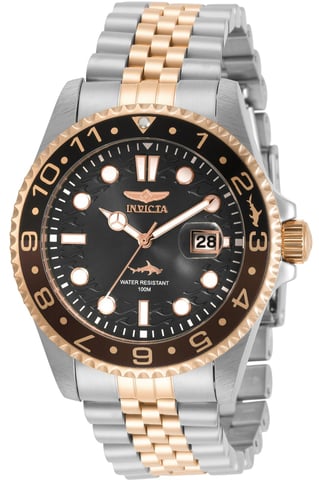 Invicta Pro Diver 30626 Herrklocka - Quartz Rör - Rostfritt Stål med Svart Urskiva - 43 mm