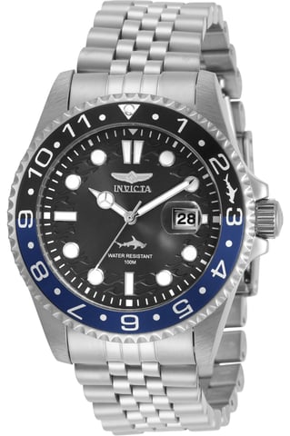 Invicta Pro Diver 30620 Men's Watch - Quartz Movement - Stainless Steel with Black Dial - 43 mm