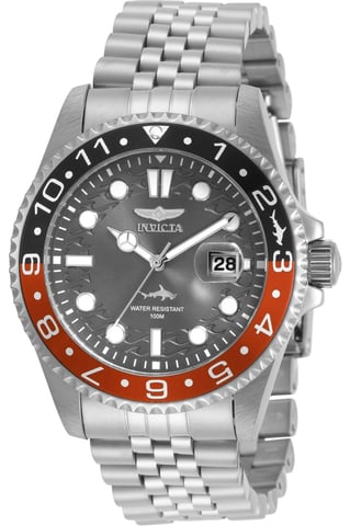 Invicta Pro Diver 30621 Men's Watch - Quartz Movement - Stainless Steel with Grey Dial - 43 mm