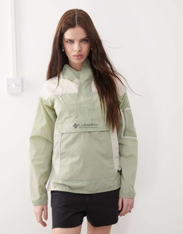 Columbia Challenger II windbreaker in green