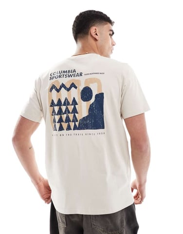 Columbia Explorers Canyon Back t-shirt in beige