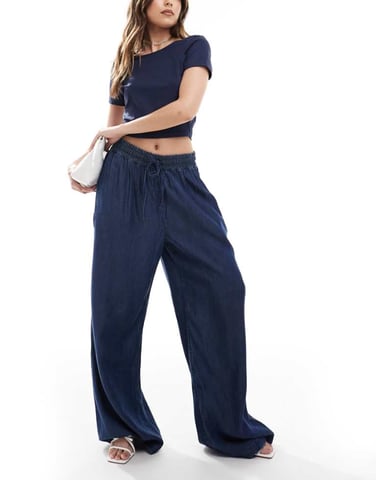 French Connection Collorado denim fluid jeans in vintage blue