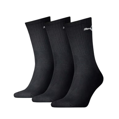 Puma Men's Sport Socks 3 Pack in Black