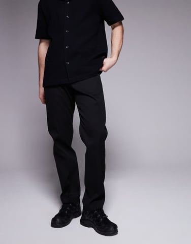 Sixth June relaxed pull on trousers in black