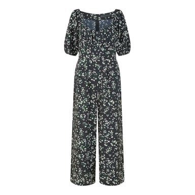 Mela London Womens/Ladies Daisy Sweetheart Jumpsuit (Black)