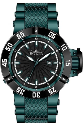 Invicta Subaqua 50793 Men's Watch - Quartz Movement - Stainless Steel with Black Dial - 50 mm