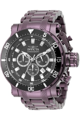 Invicta Coalition Forces 50763 Men's Watch - Quartz Movement - Stainless Steel with Black Dial - 52 mm