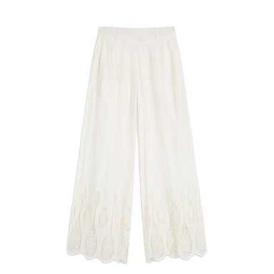 Summum 4s2901-12463 trouser crinkle embro