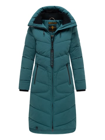 Marikoo women’s winter coat Benikoo with hood & rib collar – warm, elegant & functional
