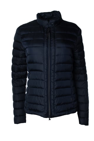Woolrich, blue quilted lightweight jacket