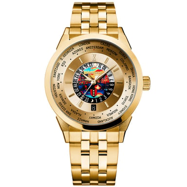 Jacob Zech Horloge Amsterdam City Gold